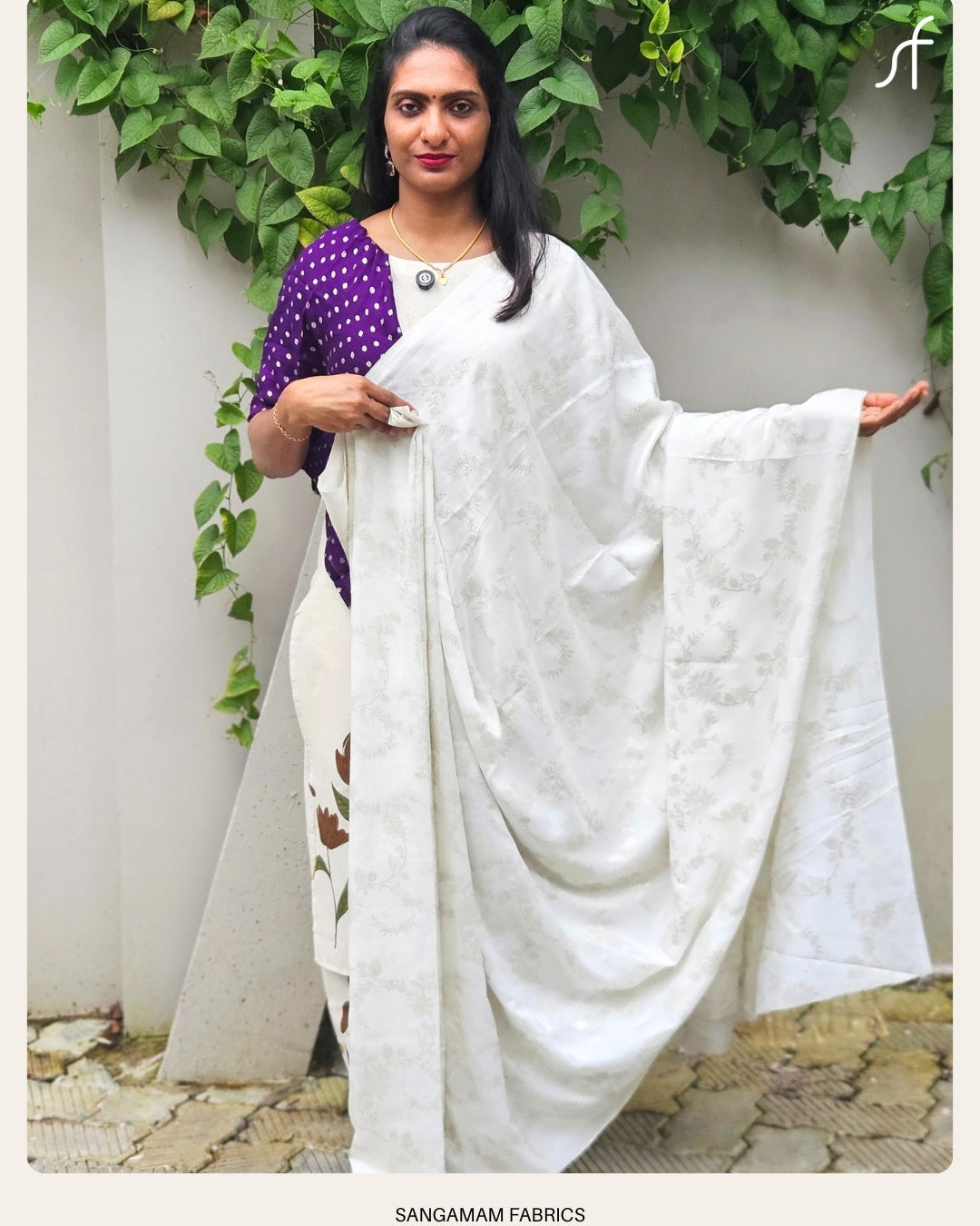 VICHITRA SILK BANARASI MOTIF SAREE