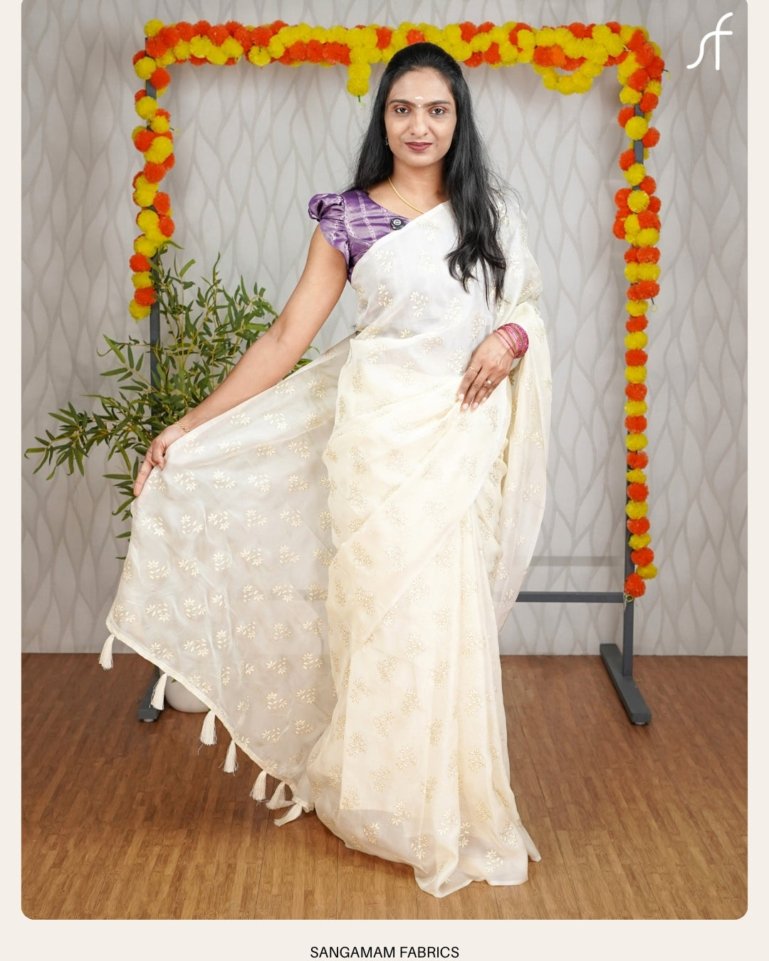FLORAL DESIGNER SAREE