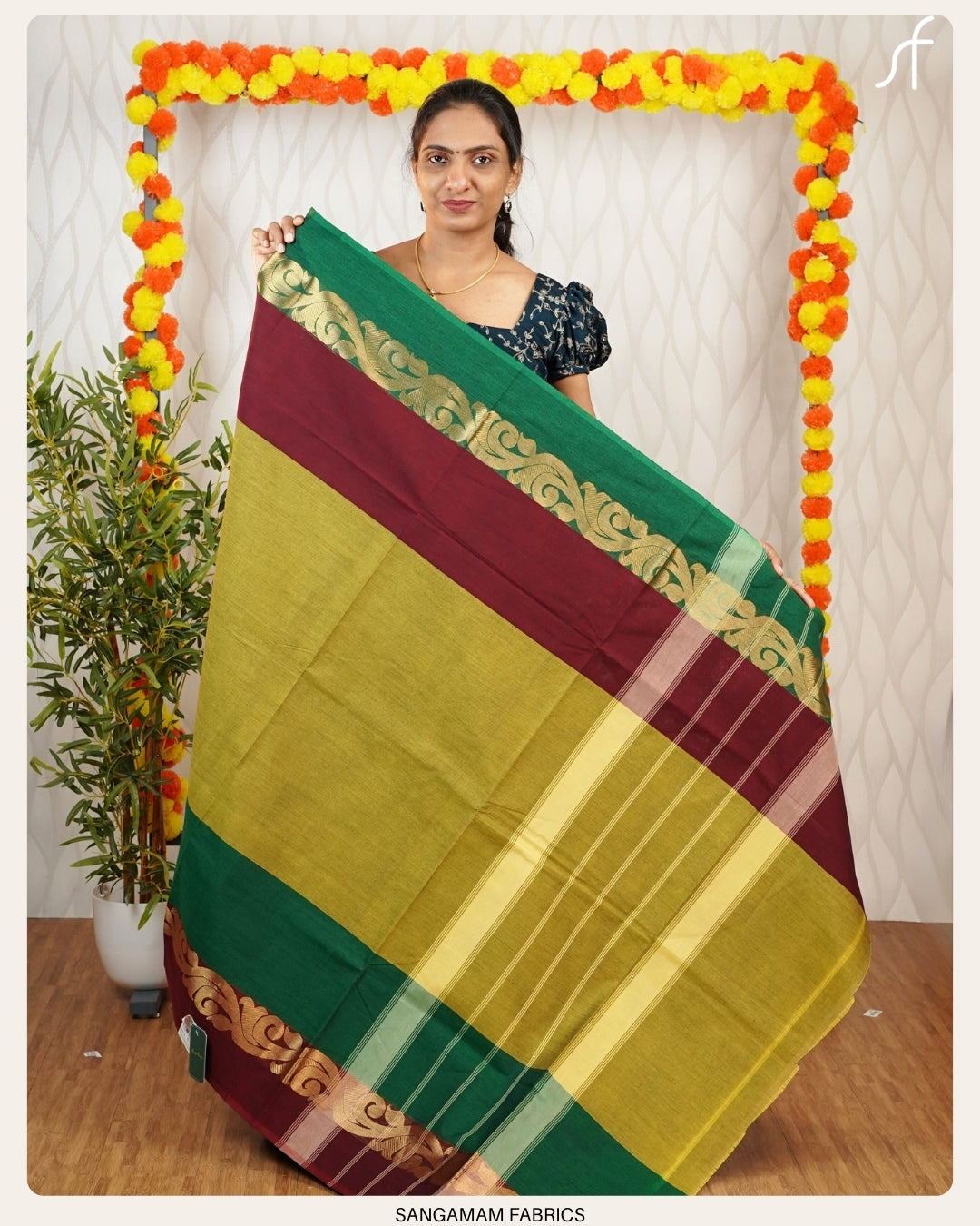 TRADITIONAL KANCHI COTTON SAREE