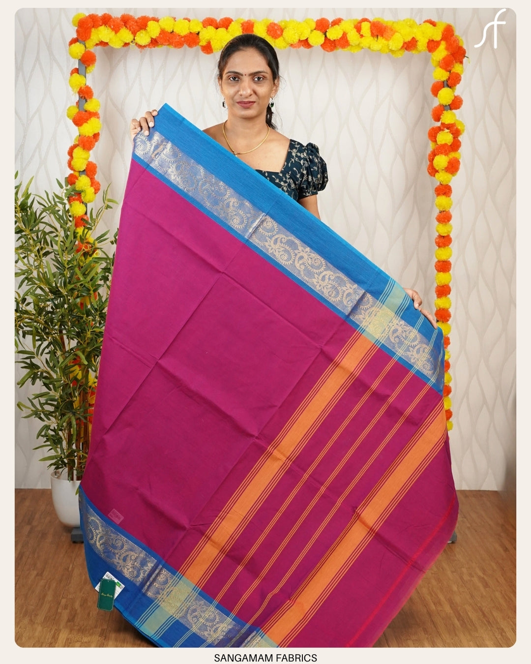 TRADITIONAL KANCHI COTTON SAREE