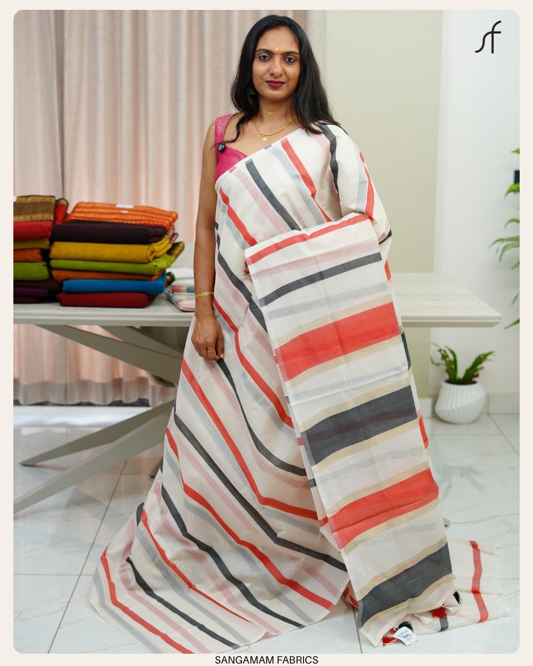 MULL CHANDERI SILK SAREE