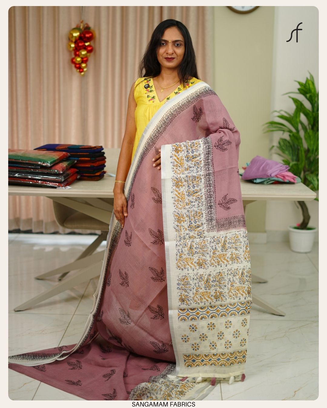 NET COTTA SAREE