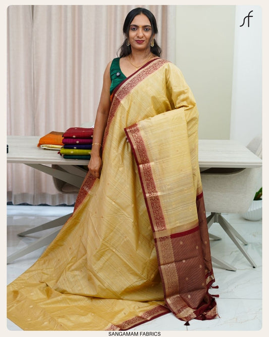SEMI JUTE BANARASI SAREE