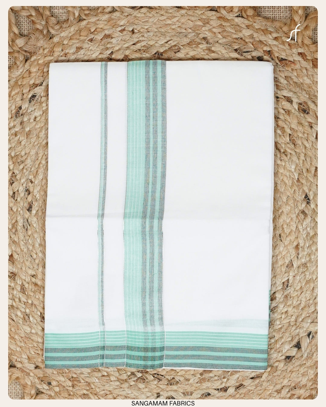 PURE COTTON WHITE DOUBLE MUNDU