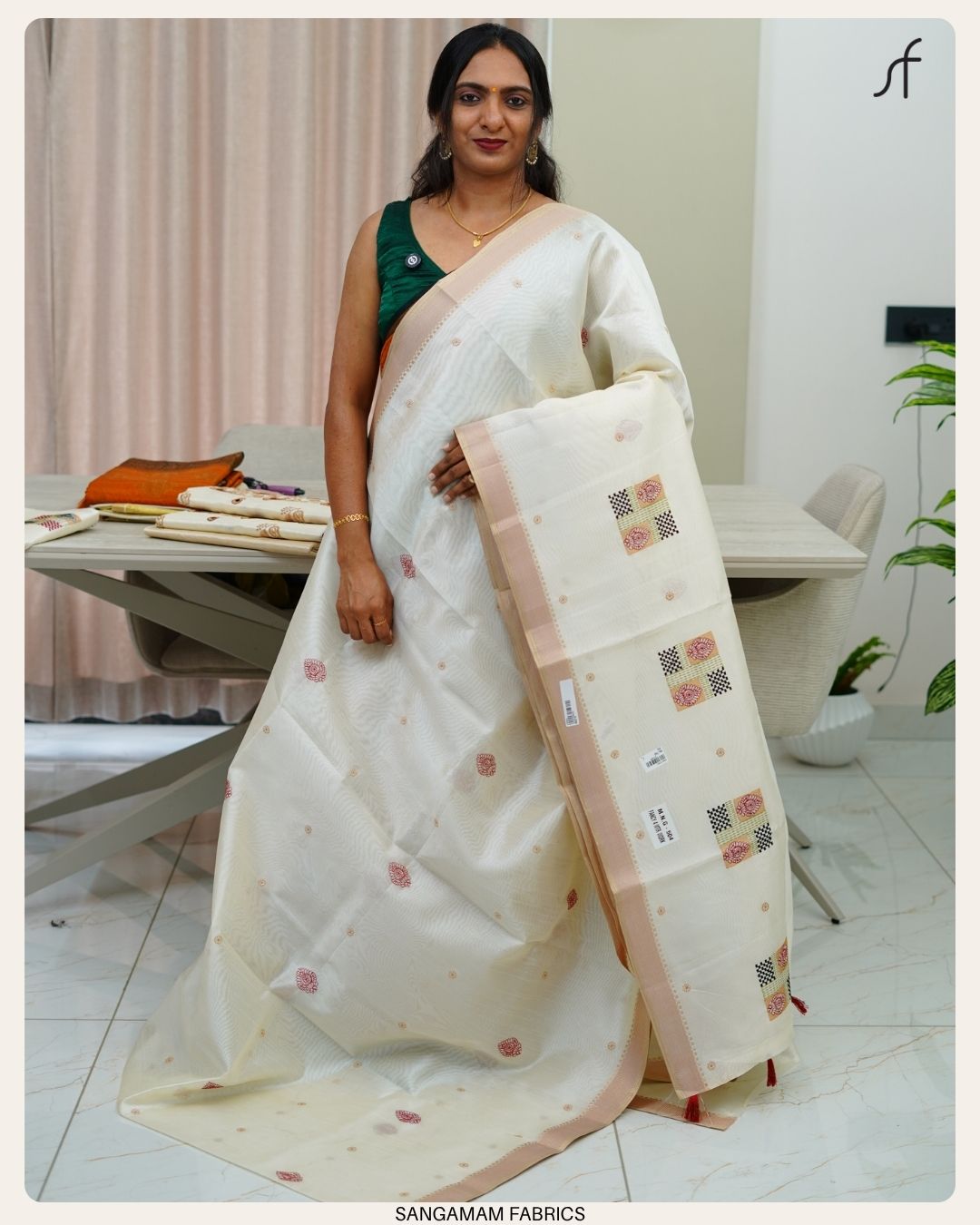 SEMI TUSSAR SILK SAREE