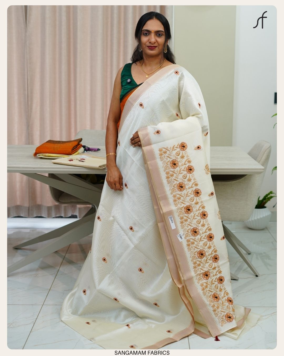SEMI TUSSAR SILK SAREE