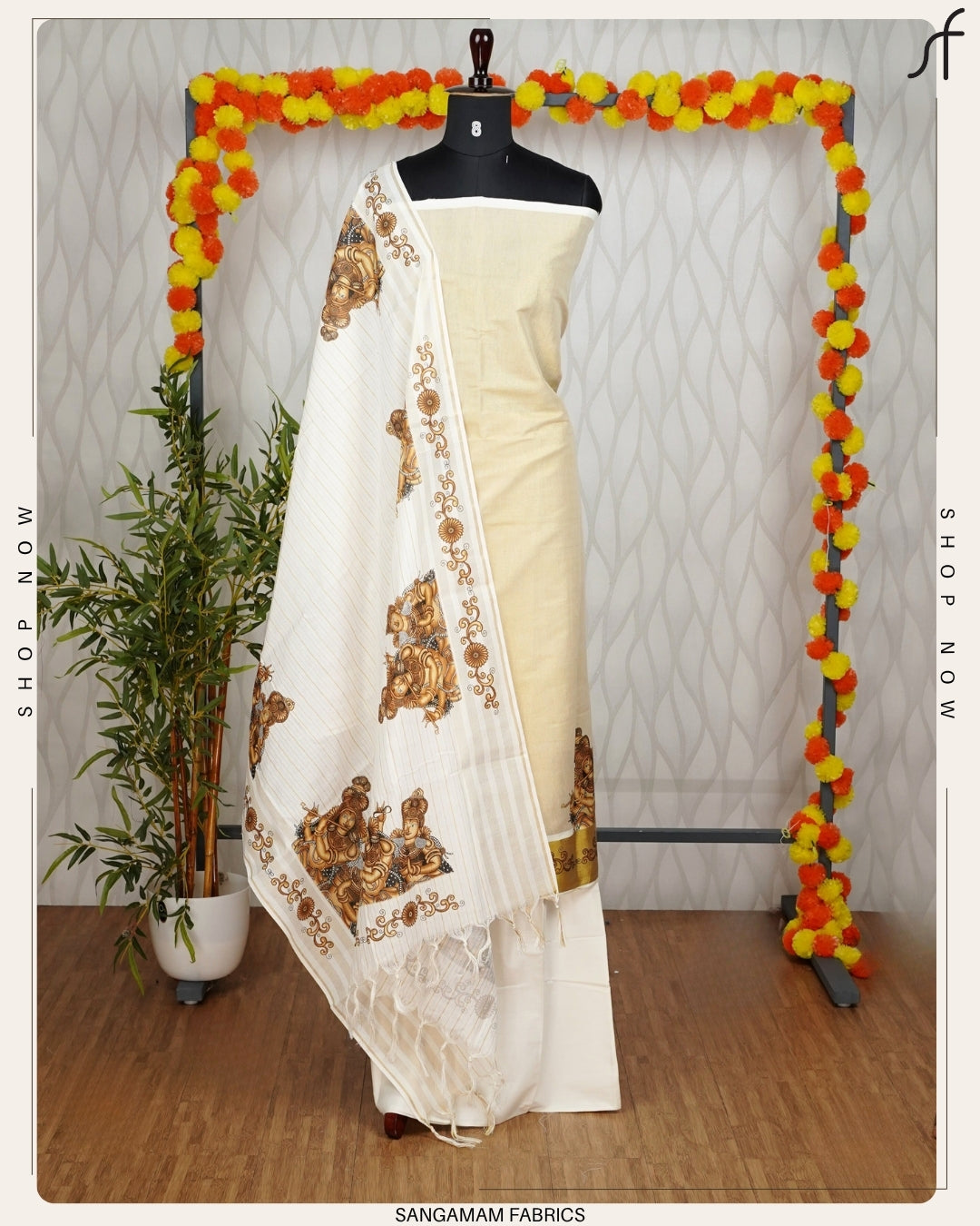 ONAM SPECIAL PRINTED SALWAR SUIT