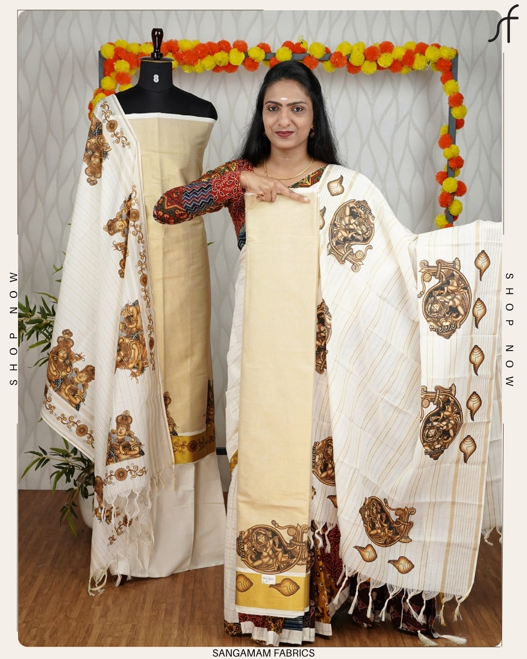 ONAM SPECIAL PRINTED SALWAR SUIT
