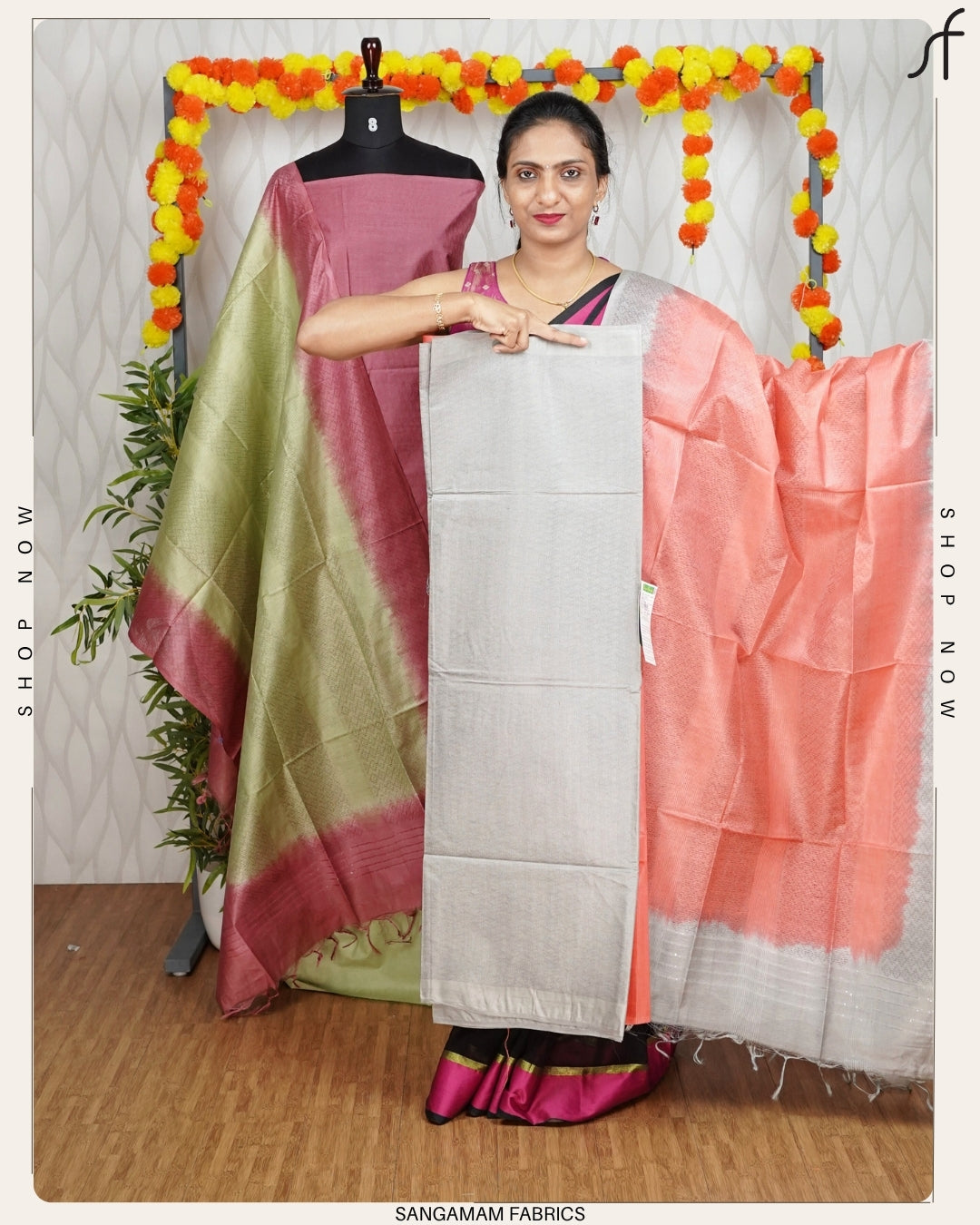 SEMI TUSSAR SILK SALWAR SUIT
