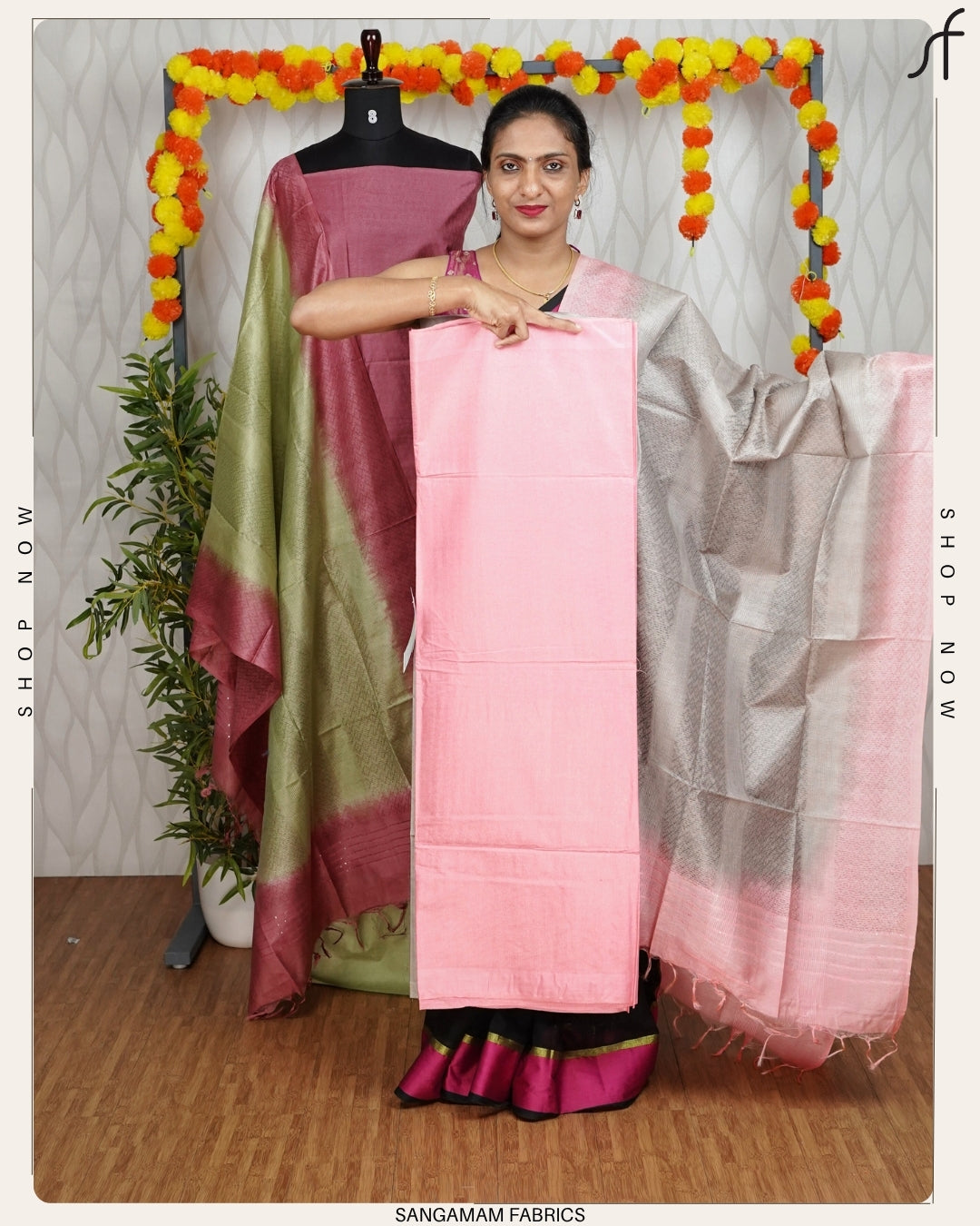SEMI TUSSAR SILK SALWAR SUIT
