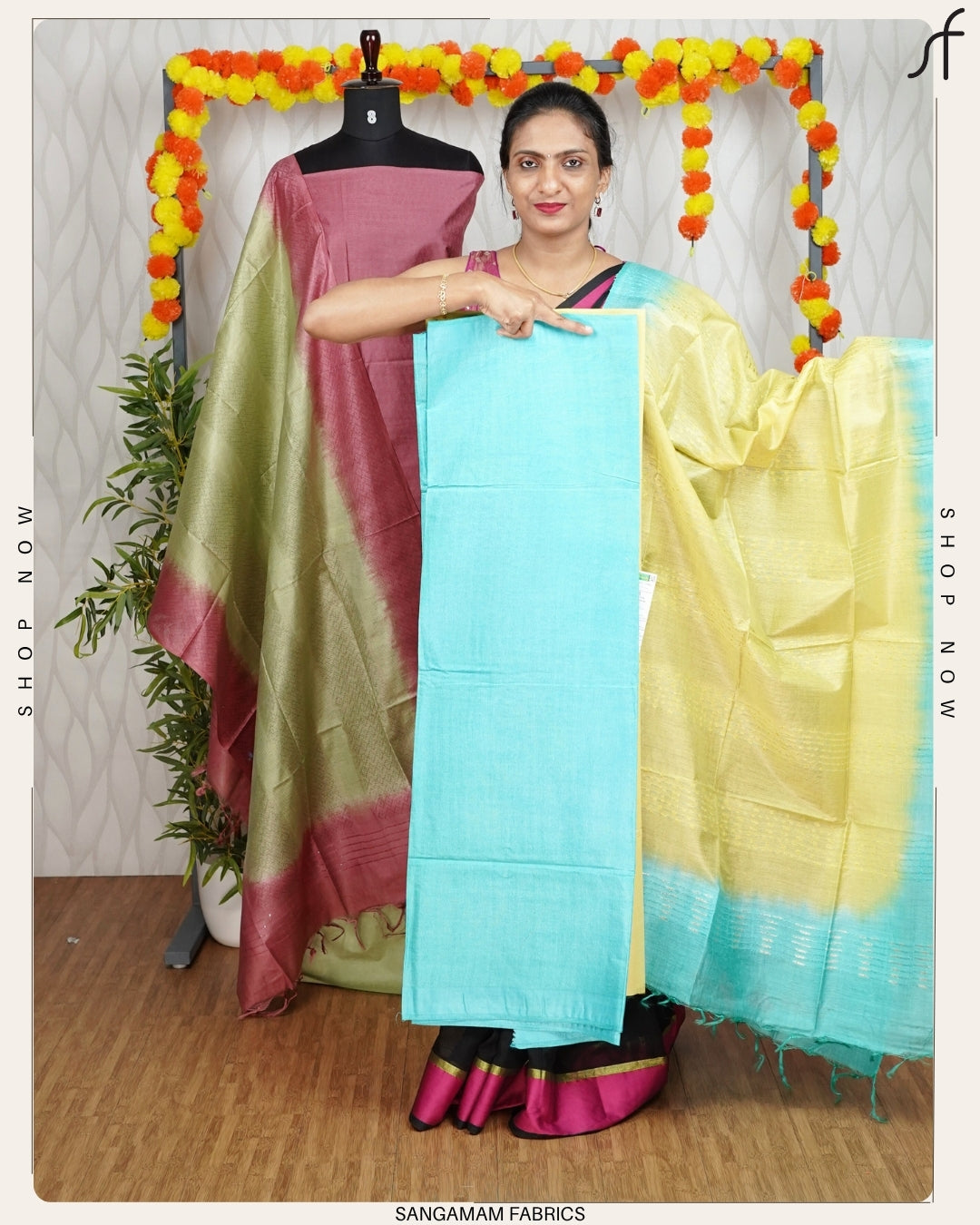 SEMI TUSSAR SILK SALWAR SUIT