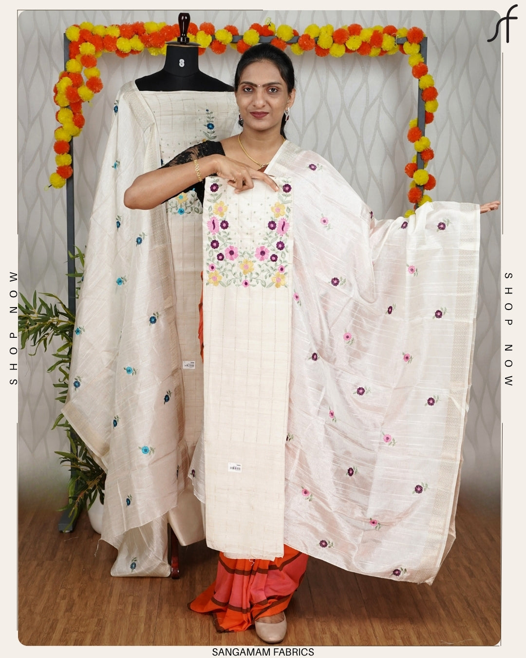 SEMI TUSSAR SILK SALWAR SUIT