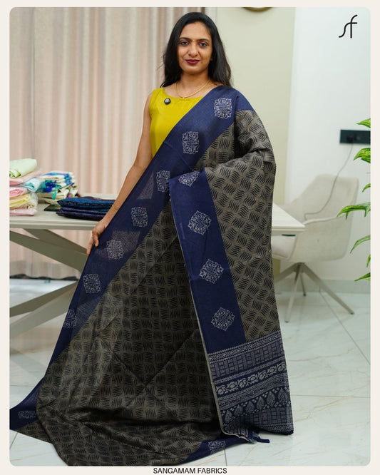 NET COTTA SAREE