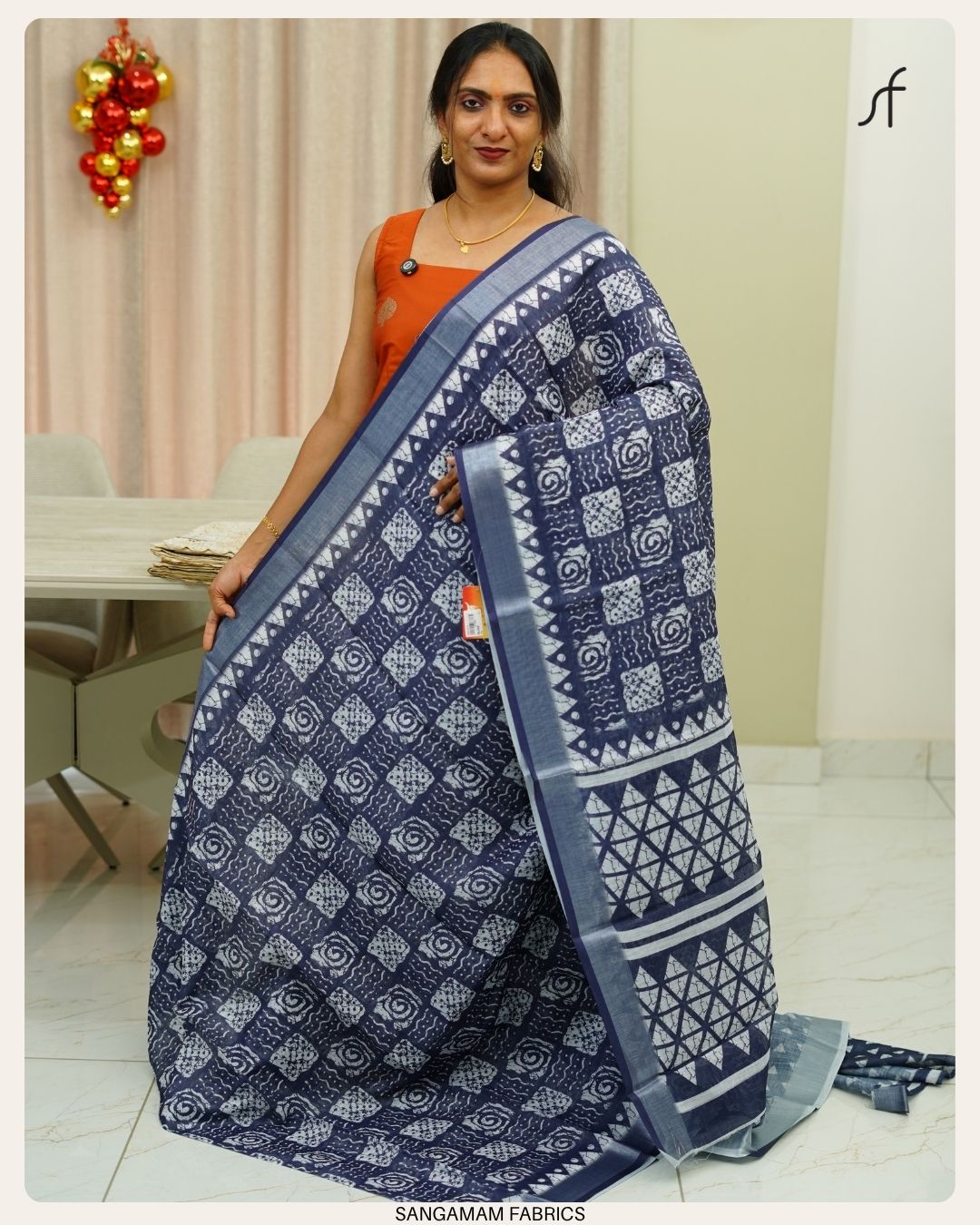 SEMI LINEN SAREE