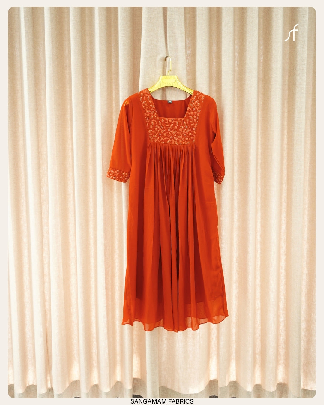 GEORGETTE PLEATED DRESS