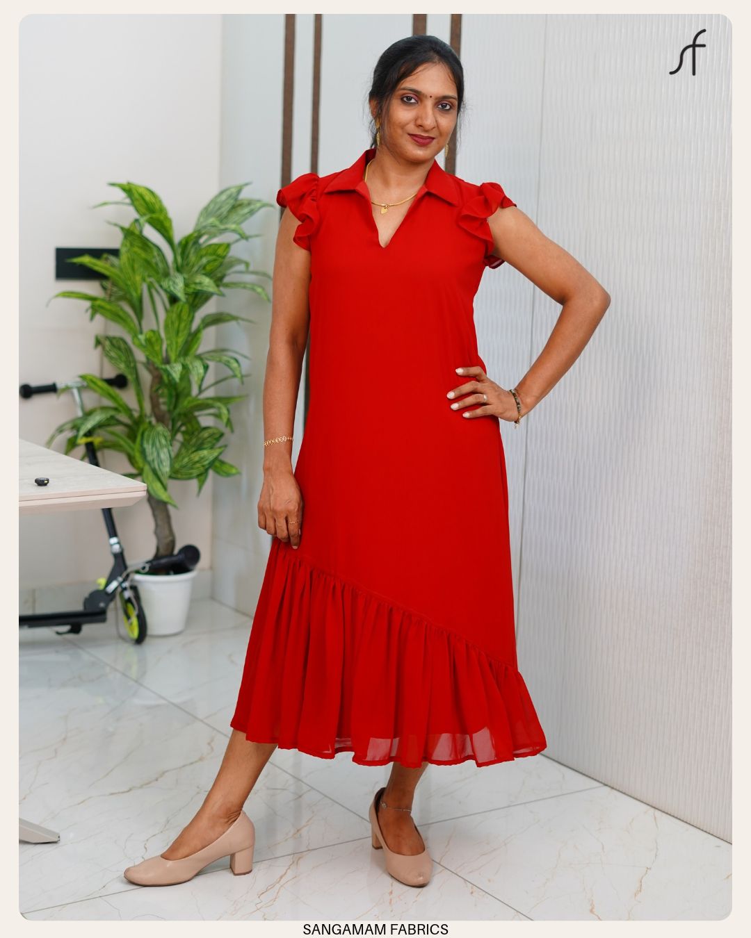 CUSTOMIZED GEORGETTE DRESS