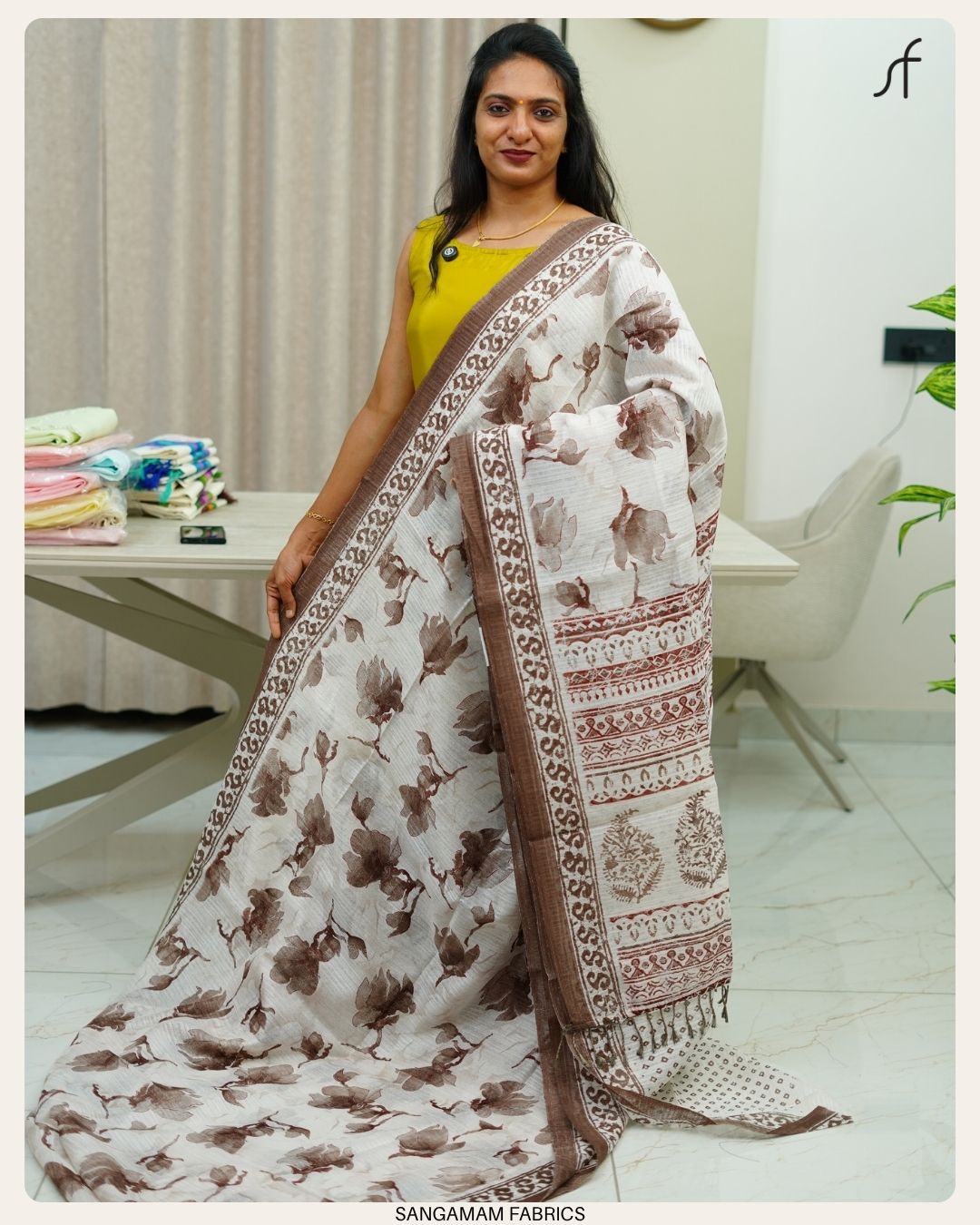 SEMI JUTE SAREE