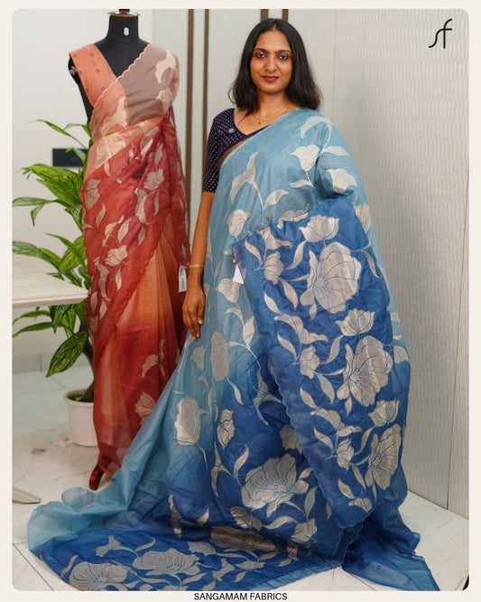 TURKISH ORGANZA SAREE