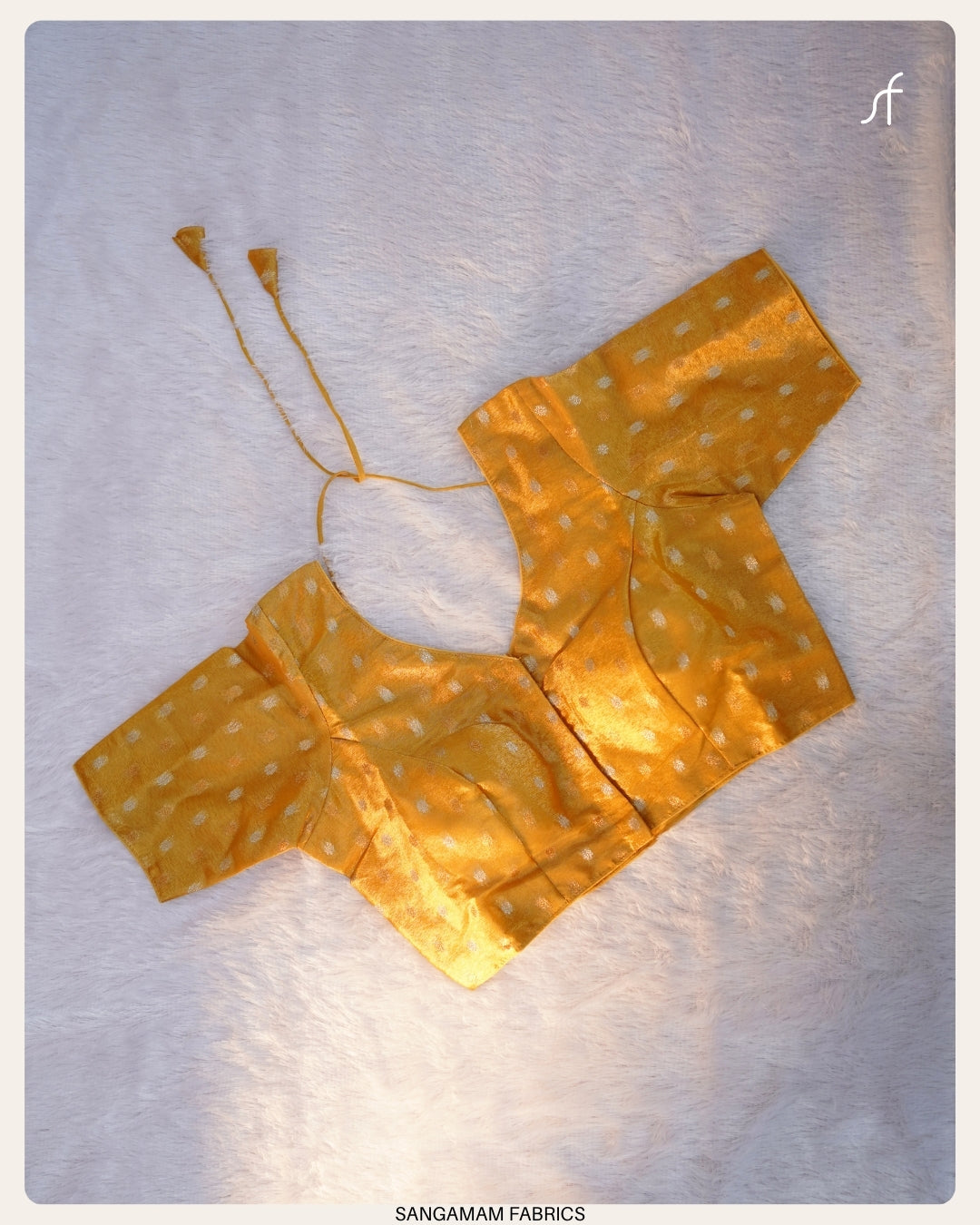 TISSUE SILK BANARASI BUTTA DETAILED BLOUSE