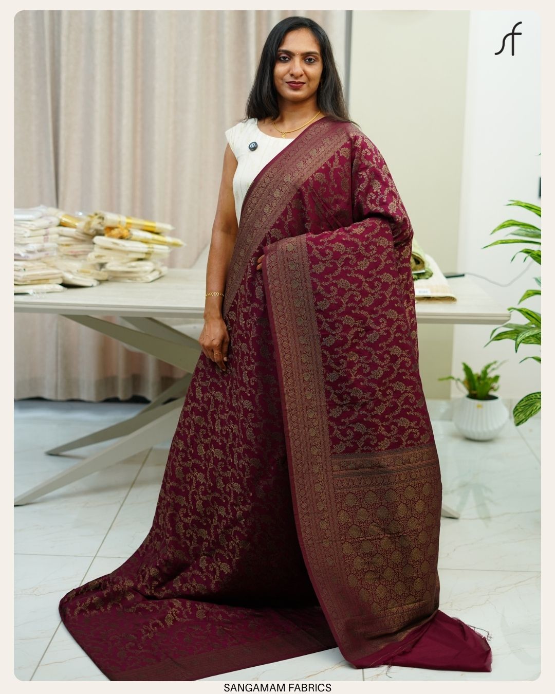 GEORGETTE BANARASI SAREE