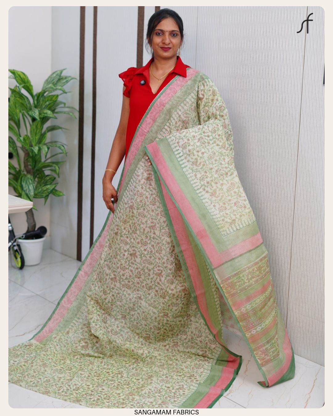 NET COTTA SAREE