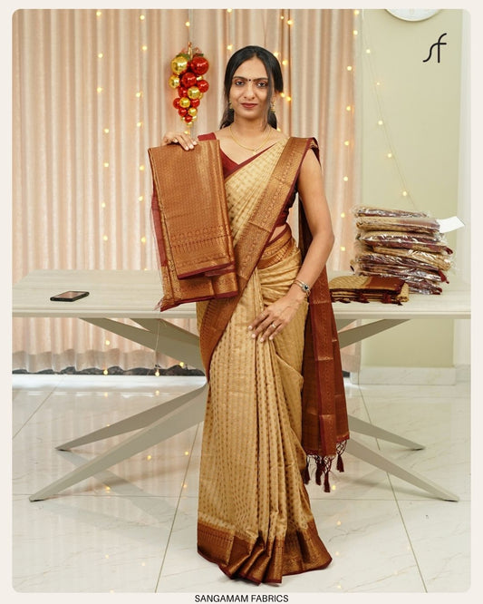 SEMI GEORGETTE BANARASI SAREE