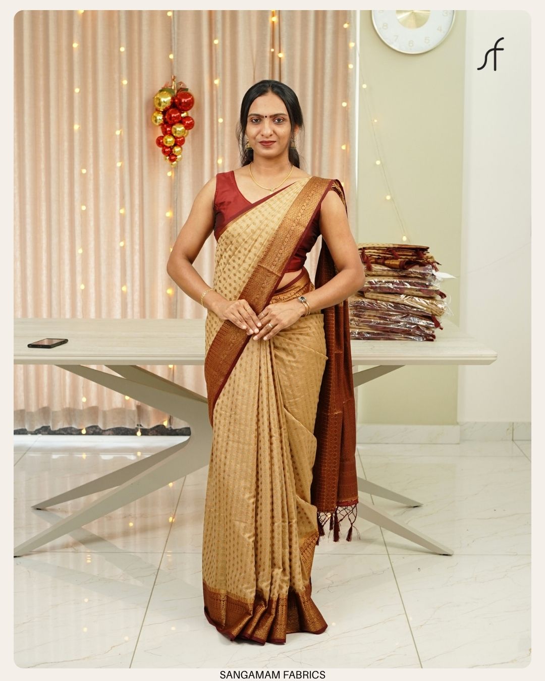 SEMI GEORGETTE BANARASI SAREE