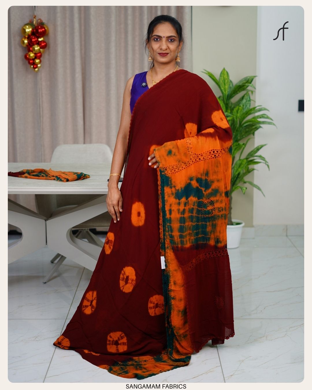 CHROCHET DETAILED SAREE