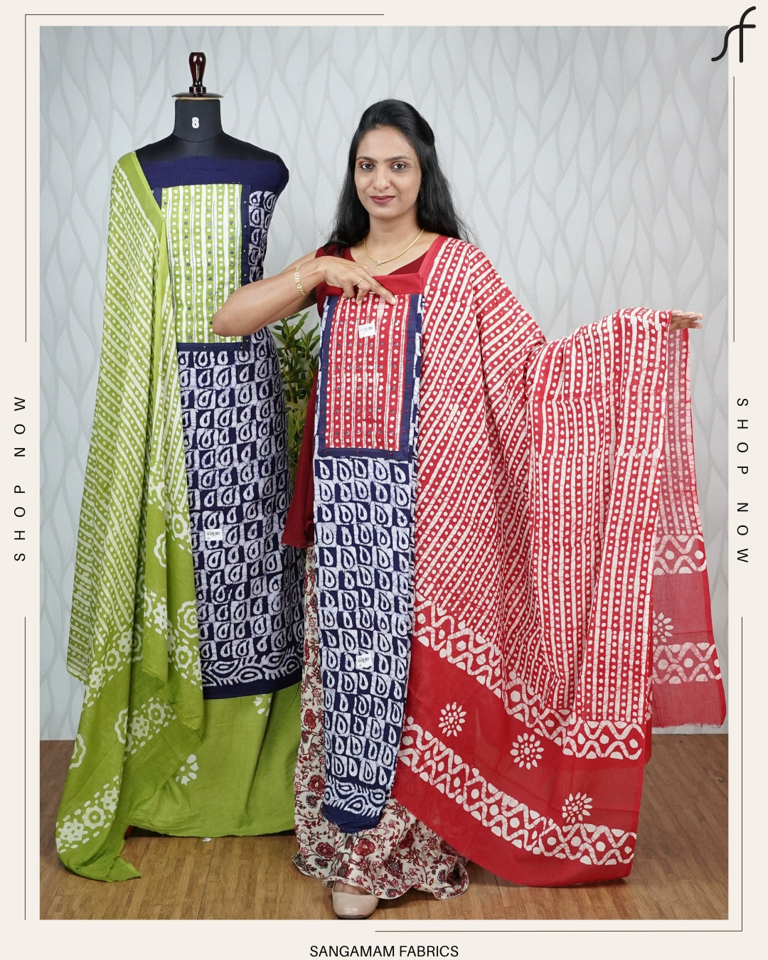 BATIK PRINTED COTTON SALWAR SUIT