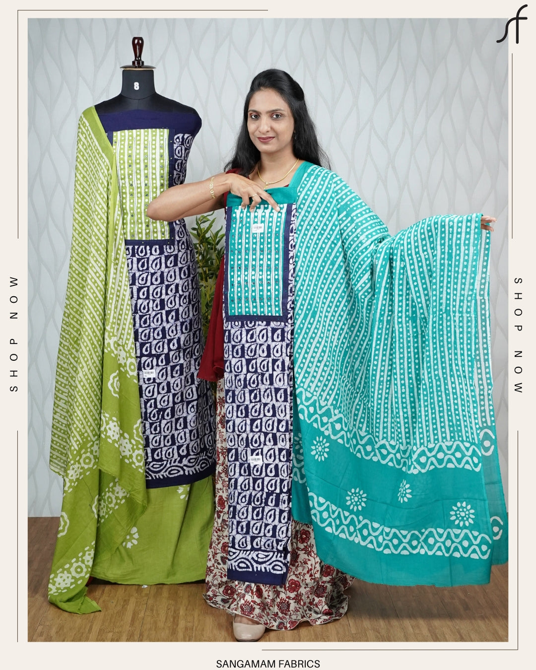 BATIK PRINTED COTTON SALWAR SUIT