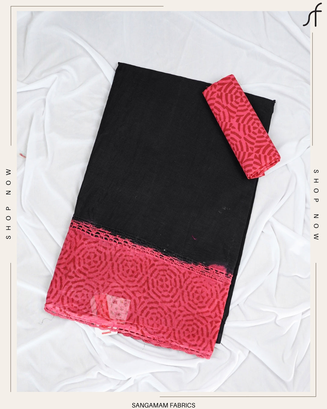 CROCHET KOTTA COTTON SAREE