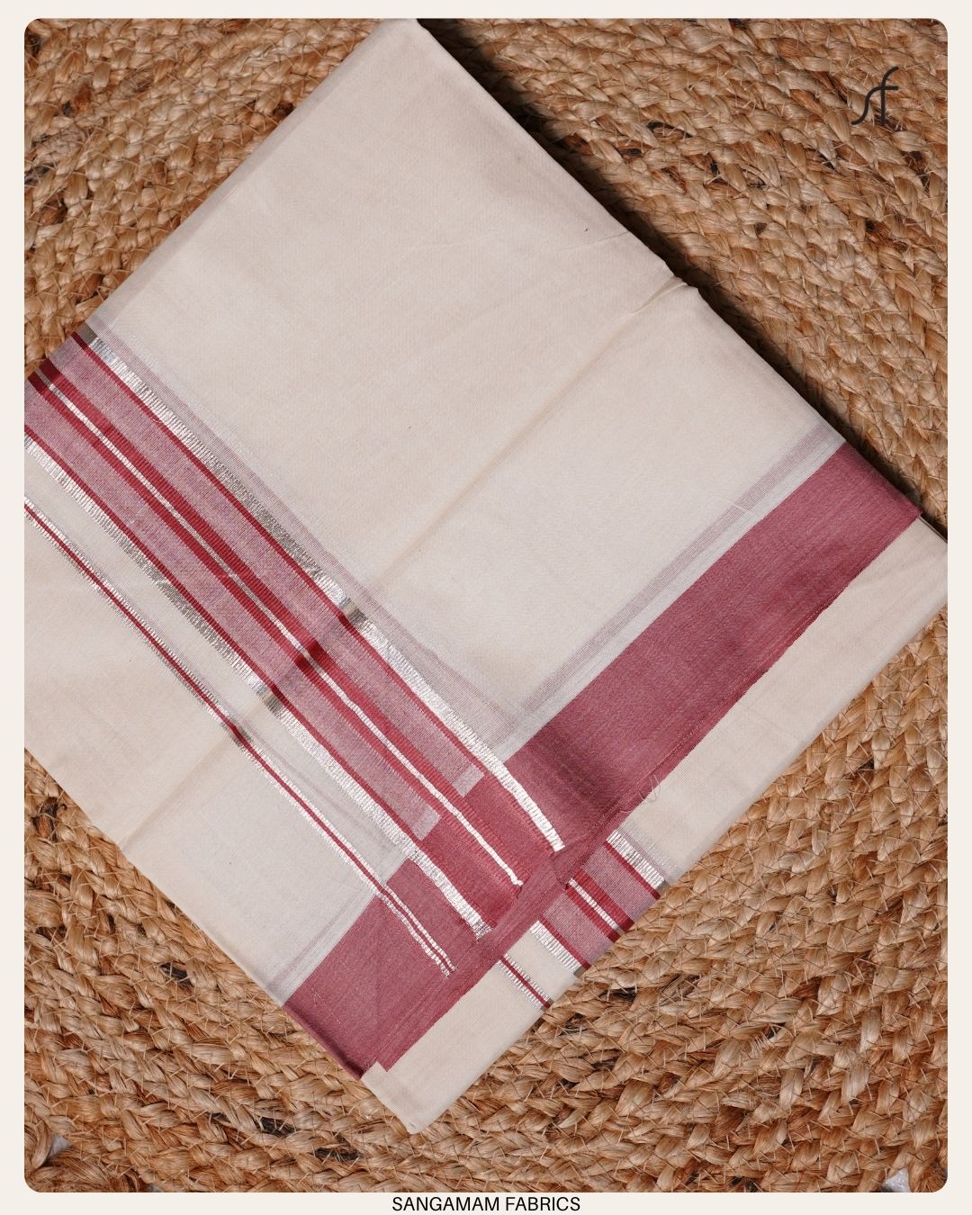 IVORY STRIPE COTTON MUNDU