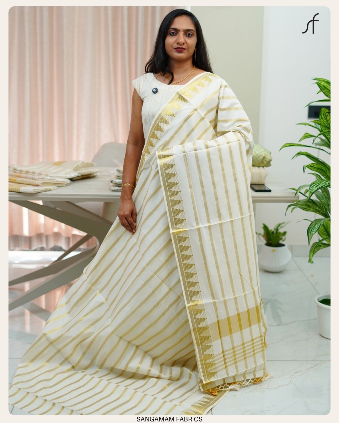 COTTON KERALA SET SAREE