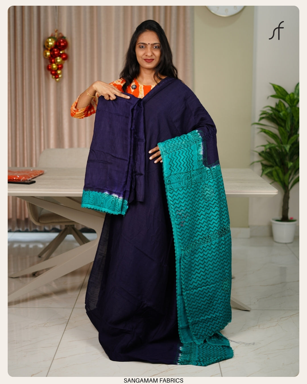 CHROCHET DETAILED SAREE