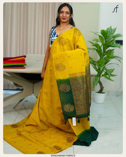 LINEN JUTE SAREE