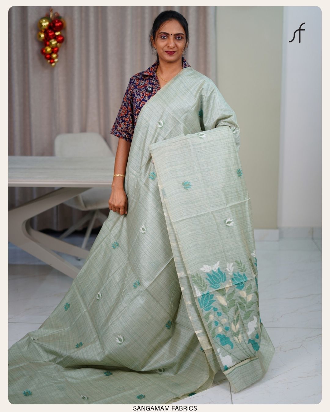 SEMI TUSSAR SILK SAREE