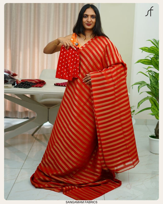 SEMI BANARASI SAREE