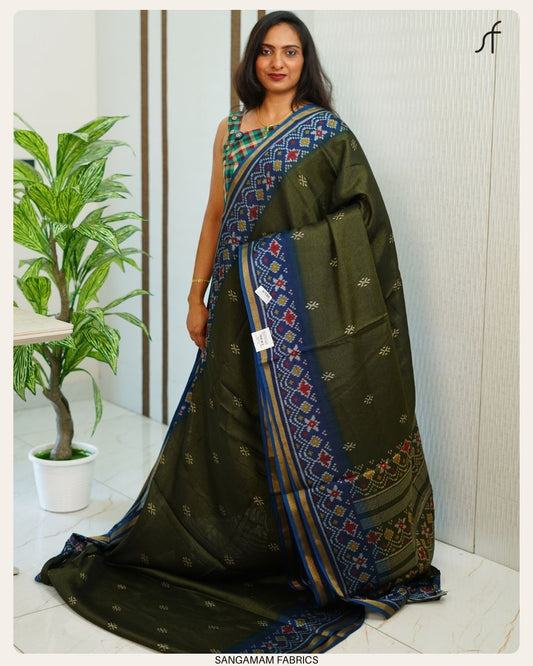 SEMI JUTE SILK SAREE