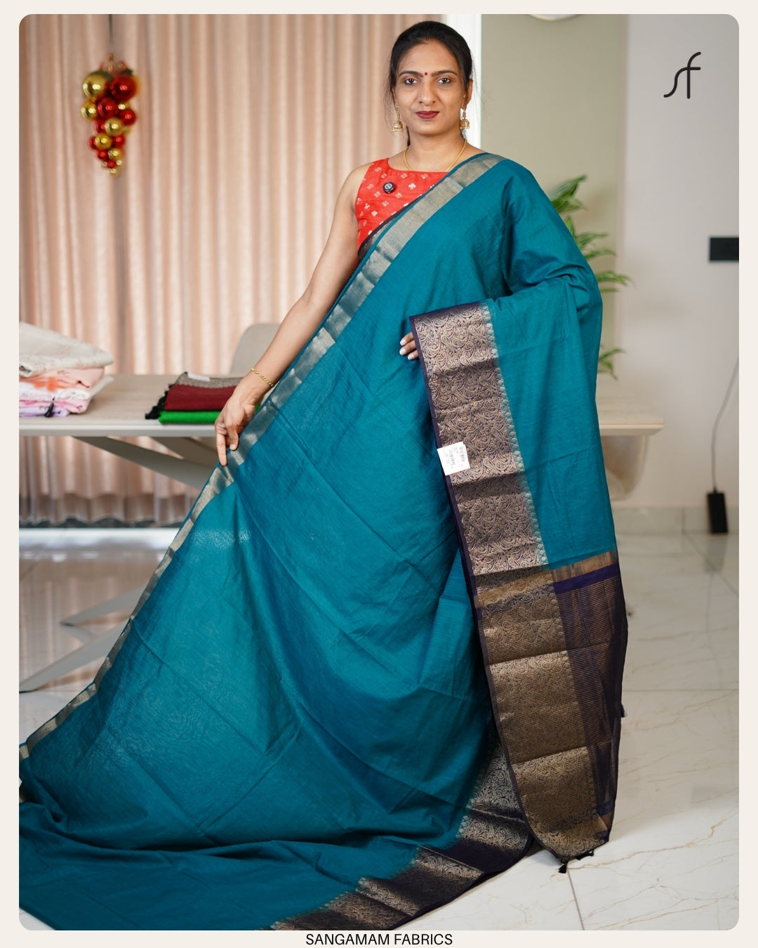 SEMI JUTE BANARASI SAREE