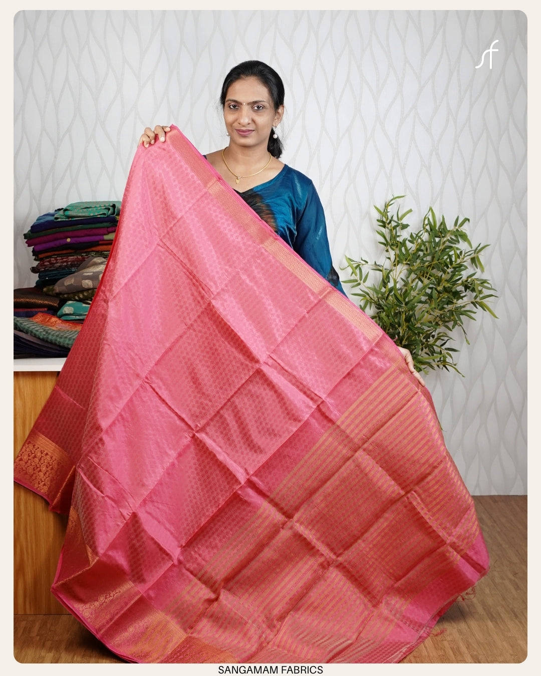 EMBOSSED PATTEN SEMI SILK SAREE