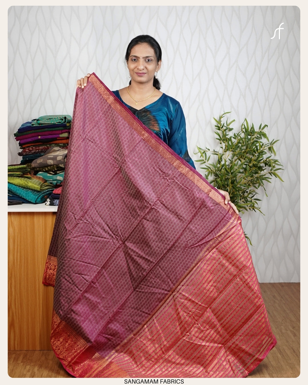 EMBOSSED PATTEN SEMI SILK SAREE