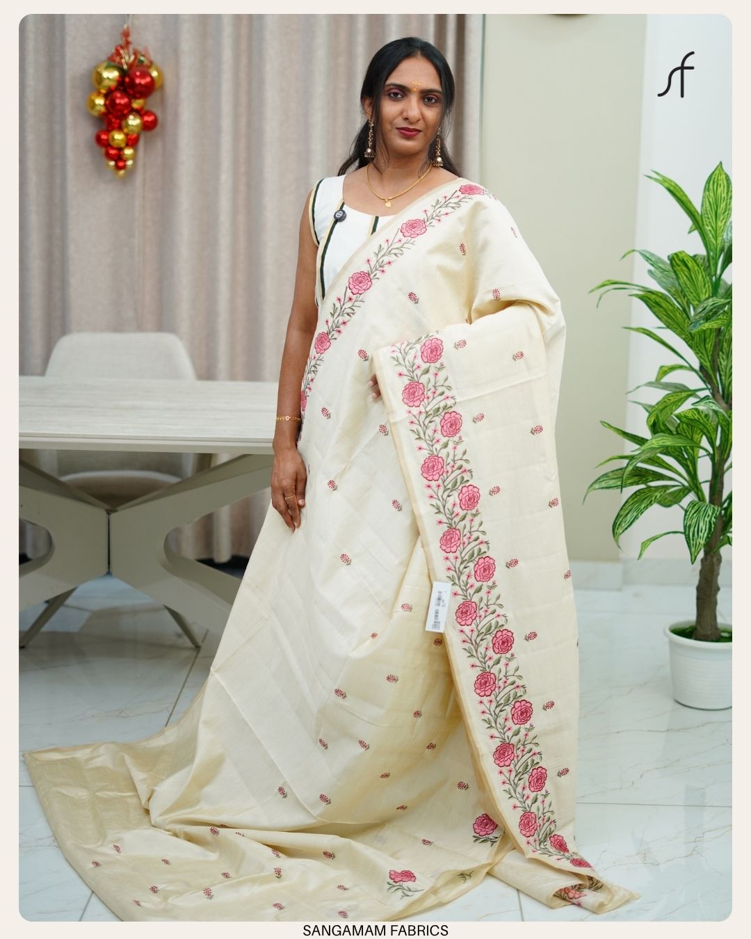 SEMI TUSSAR SILK SAREE