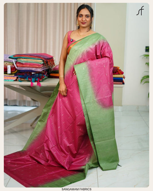 SEMI TUSSAR SILK SAREE
