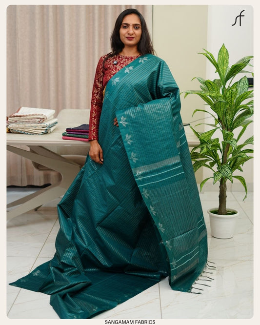 SEMI TUSSAR SILK SAREE