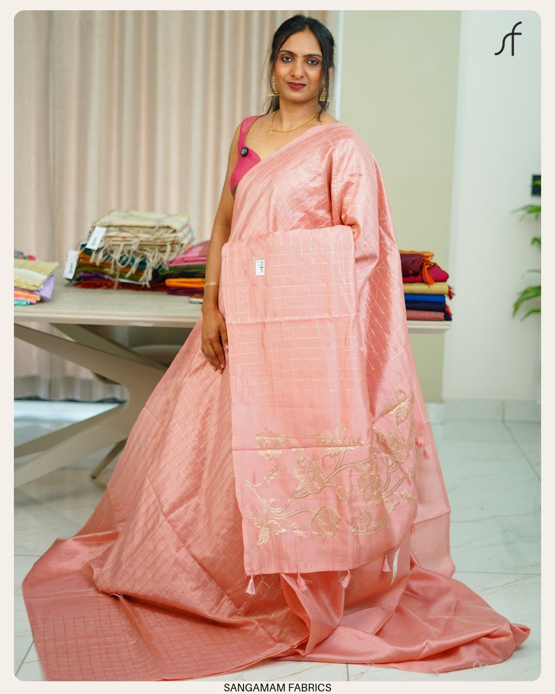 SEMI TUSSAR SILK SAREE