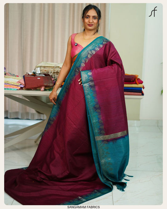 SEMI JUTE SAREE