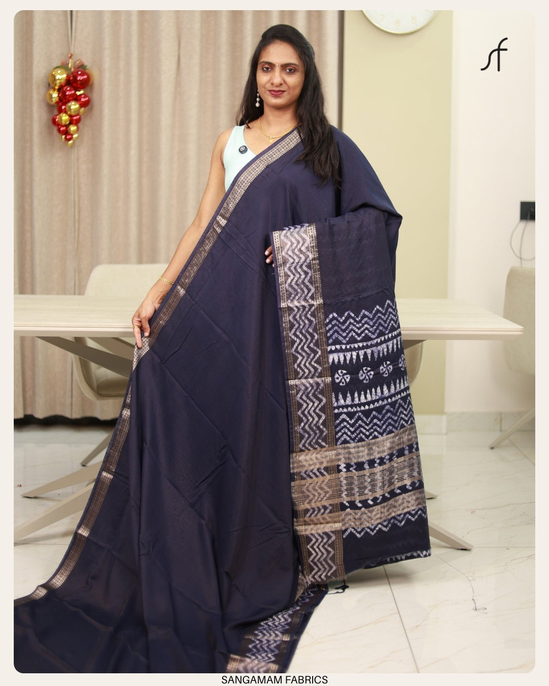 SEMI DOLA SILK FABRIC SAREE