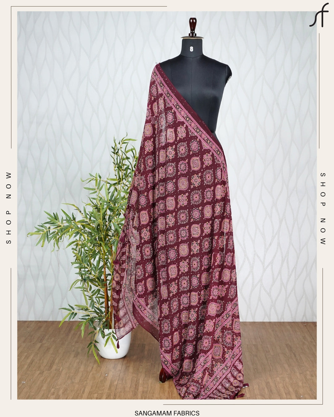 AJRAKH PRINTED DUPATTA