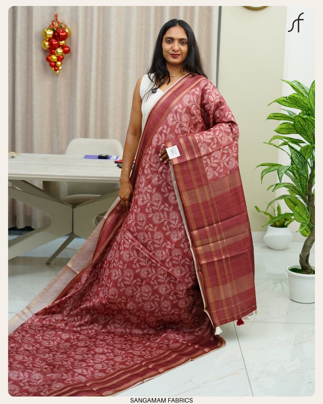 SEMI TUSSAR SILK SAREE