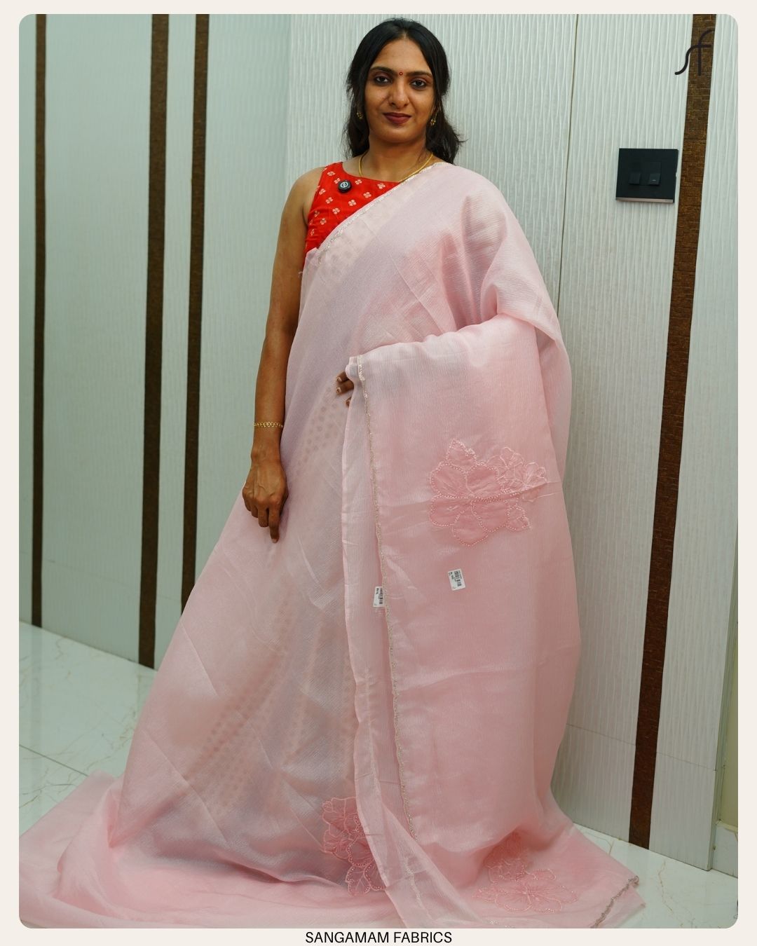 PARTY WEAR ORGANZA SAREE
